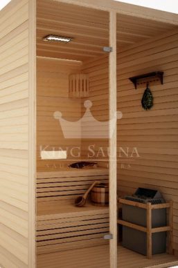 Surenkama vidinė Sauna "STANDART" 1.52m x 1.52m